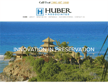 Tablet Screenshot of huberroofing.com